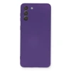 Samsung Galaxy S21 Plus Kılıf Nano İçi Kadife Silikon - Mor
