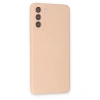 Samsung Galaxy S21 Plus Kılıf Nano İçi Kadife Silikon - Pudra