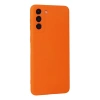 Samsung Galaxy S21 Plus Kılıf Nano İçi Kadife Silikon - Turuncu