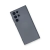 Samsung Galaxy S22 Ultra Kılıf Nano İçi Kadife Silikon - Gri