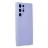 Samsung Galaxy S22 Ultra Kılıf Nano İçi Kadife Silikon - Lila