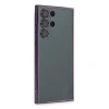 Samsung Galaxy S22 Ultra Kılıf Razer Lensli Silikon - Mor
