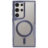 Samsung Galaxy S23 Ultra Kılıf Boyi Magsafe Silikon Kapak - Lacivert