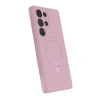 Samsung Galaxy S23 Ultra Regal Magsafe Standlı Kapak - Açık Pembe