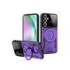 Samsung Galaxy S24 Fe Kılıf Joy Lens Standlı Kapak - Mor