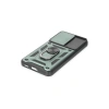 Samsung Galaxy S24 Kılıf Pars Lens Yüzüklü Silikon - Yeşil