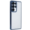 Samsung Galaxy S25 Ultra Kılıf Razer Lensli Silikon - Lacivert