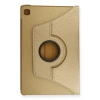 Samsung Galaxy T500 Tab A7 10.4 Kılıf 360 Tablet Deri Kılıf - Gold