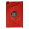 Samsung Galaxy T500 Tab A7 10.4 Kılıf 360 Tablet Deri Kılıf - Kırmızı