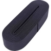 Siyah - 4cm Paça Lastik Yassı Geniş 10mt. (5580)