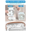Taşınabilir Işıklı 5 Spreyli Vantilatör Buzlu Buharlı Vantilatör Mini Fan Nemlendirici