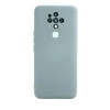 Tecno Camon 16 Kılıf Nano İçi Kadife Silikon - Buz Mavisi