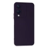 Vivo Y17s Kılıf Nano İçi Kadife Silikon - Mor