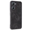 Vivo Y18 Kılıf Aras Deri Kapak - Siyah