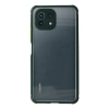 Xiaomi Mi 11 Lite Kılıf Miami Şeffaf Silikon - Koyu Yeşil