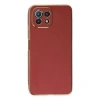 Xiaomi Mi 11 Lite Kılıf Volet Silikon - Kırmızı