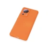 Xiaomi Mi 13 Lite Kılıf Nano İçi Kadife Silikon - Turuncu