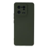 Xiaomi Mi 13 Pro Kılıf Nano İçi Kadife Silikon - Koyu Yeşil
