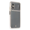 Xiaomi Poco M5 Kılıf Liva Lens Silikon - Beyaz