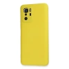 Xiaomi Poco X3 Gt Kılıf Nano İçi Kadife Silikon - Sarı