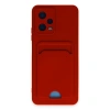 Xiaomi Poco X5 5g Kılıf Kelvin Kartvizitli Silikon - Kırmızı