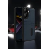 Xiaomi Poco X7 Pro Kılıf Sara Kartvizitli Deri Kılıf - Koyu Yeşil