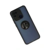 Xiaomi Redmi 10c Kılıf Montreal Yüzüklü Silikon Kapak - Siyah