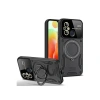 Xiaomi Redmi 12c Kılıf Joy Lens Standlı Kapak - Siyah