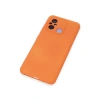 Xiaomi Redmi 12c Kılıf Nano İçi Kadife Silikon - Turuncu