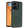 Xiaomi Redmi 13c Kılıf Aras Deri Kapak - Koyu Yeşil
