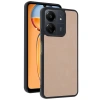 Xiaomi Redmi 13c Kılıf Aras Deri Kapak - Pudra