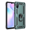 Xiaomi Redmi 9a Kılıf Sofya Yüzüklü Silikon Kapak - Yeşil