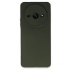 Xiaomi Redmi A3 4g Kılıf Nano İçi Kadife Silikon - Koyu Yeşil