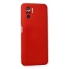 Xiaomi Redmi Note 10 Kılıf Nano İçi Kadife Silikon - Kırmızı