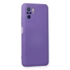 Xiaomi Redmi Note 10 Kılıf Nano İçi Kadife Silikon - Mor