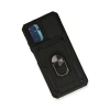 Xiaomi Redmi Note 10 Kılıf Pars Lens Yüzüklü Silikon - Siyah