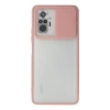 Xiaomi Redmi Note 10 Pro Kılıf Palm Buzlu Kamera Sürgülü Silikon - Pembe