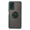 Xiaomi Redmi Note 11 Pro Kılıf Montreal Yüzüklü Silikon Kapak - Yeşil