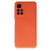 Xiaomi Redmi Note 11t Kılıf Nano İçi Kadife Silikon - Turuncu