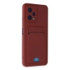 Xiaomi Redmi Note 12 4g Kılıf Kelvin Kartvizitli Silikon - Bordo
