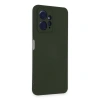 Xiaomi Redmi Note 12 4g Kılıf Nano İçi Kadife Silikon - Koyu Yeşil