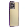 Xiaomi Redmi Note 12 4g Kılıf Razer Lensli Silikon - Mor