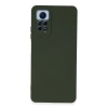 Xiaomi Redmi Note 12 Pro 4g Kılıf Nano İçi Kadife Silikon - Koyu Yeşil