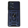 Xiaomi Redmi Note 12 Pro 5g Kılıf Pars Lens Yüzüklü Silikon - Lacivert