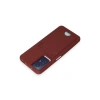 Xiaomi Redmi Note 12s Kılıf Kelvin Kartvizitli Silikon - Bordo