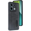 Xiaomi Redmi Note 13 Pro 5g Kılıf Sara Kartvizitli Deri Kılıf - Siyah