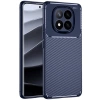 Xiaomi Redmi Note 14 Pro Plus Kılıf Auto Focus Karbon Kapak - Lacivert