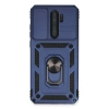 Xiaomi Redmi Note 8 Pro Kılıf Pars Lens Yüzüklü Silikon - Lacivert