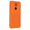 Xiaomi Redmi Note 9 Kılıf Nano İçi Kadife Silikon - Turuncu