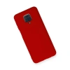 Xiaomi Redmi Note 9 Pro Kılıf Nano İçi Kadife Silikon - Kırmızı